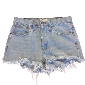 Madewell Jean Shorts Relaxed Denim Shorts Size 28